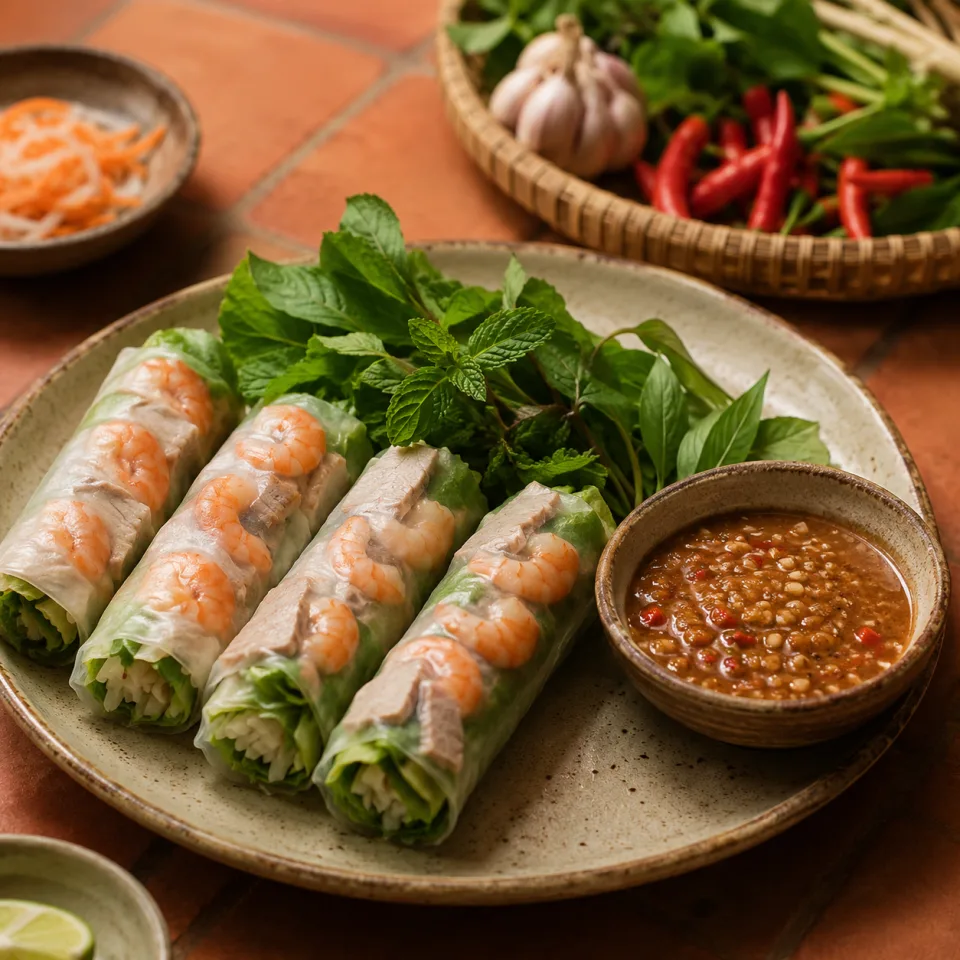 Bàn ăn tại Phạm Phú Hiếu